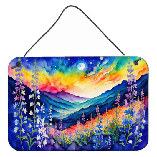 Delphinium in Color Wall or Door Hanging Prints