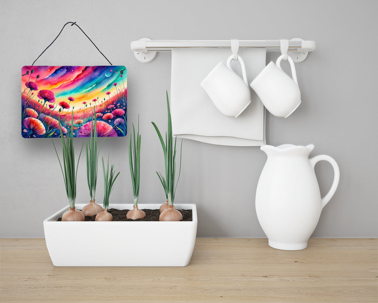 Dianthus in Color Wall or Door Hanging Prints