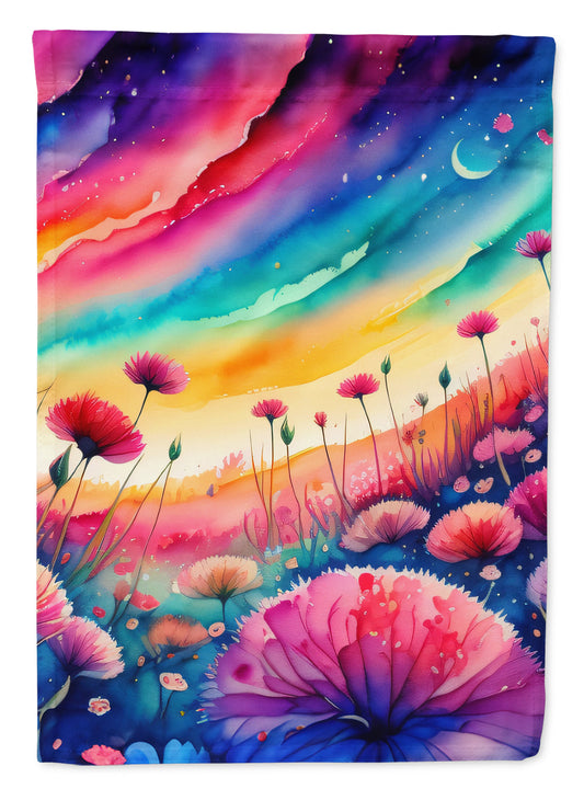 Dianthus in Color Garden Flag – Outdoor Decorative Yard Flag