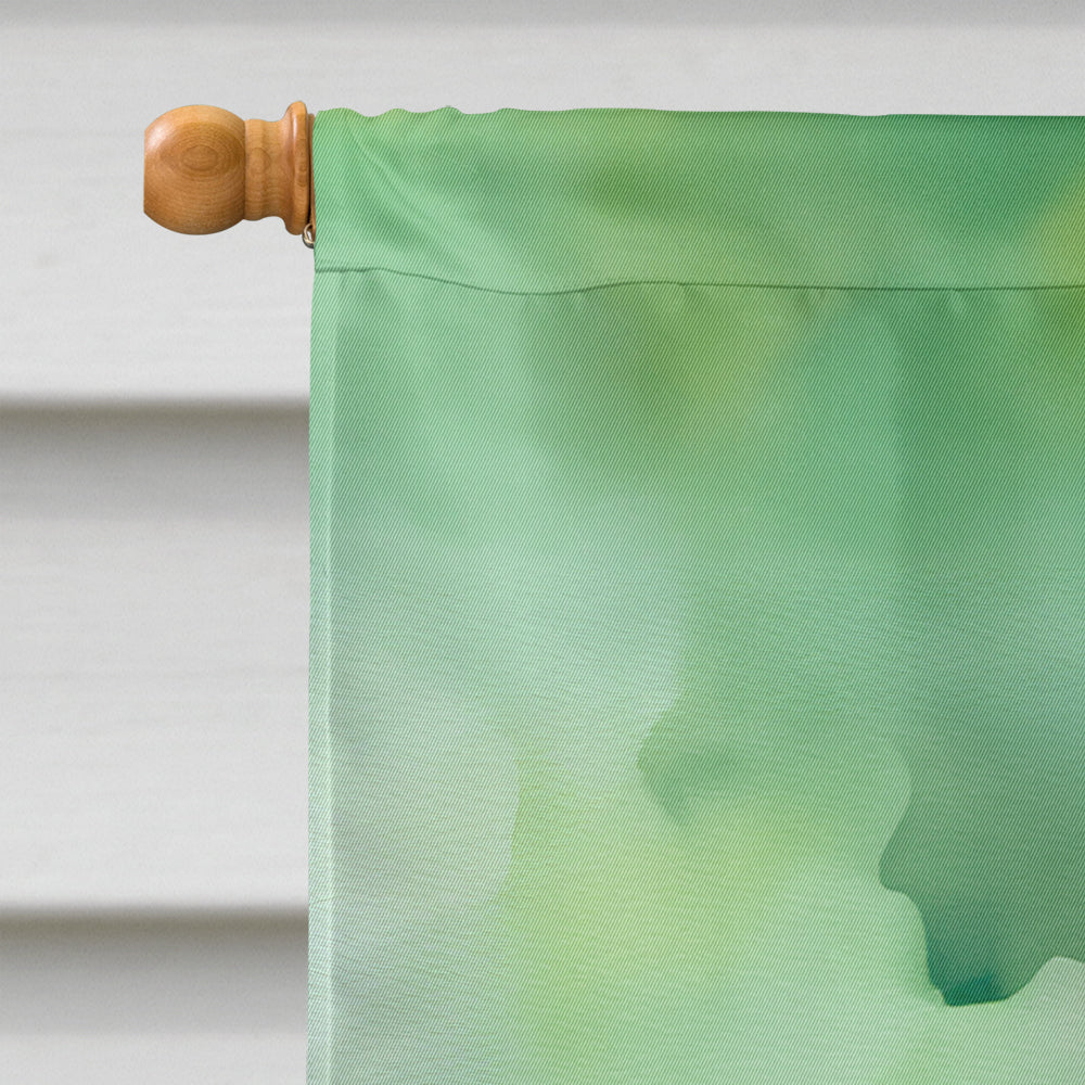 Delaware Peach Blossom in Watercolor House Flag