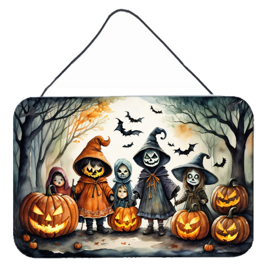 Trick or Treaters Spooky Halloween Wall or Door Hanging Prints