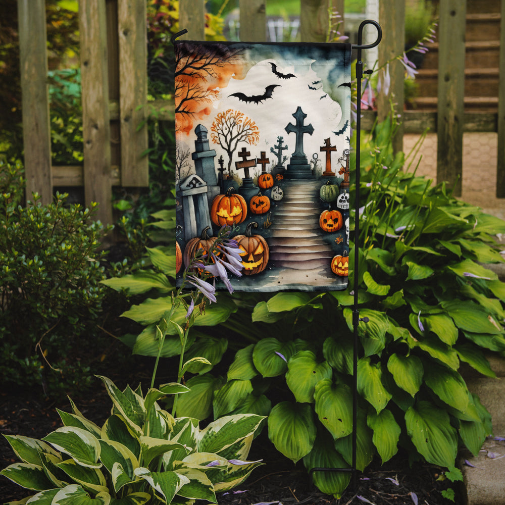 Day of the Dead Spooky Halloween Garden Flag – Outdoor Decorative Yard Flag