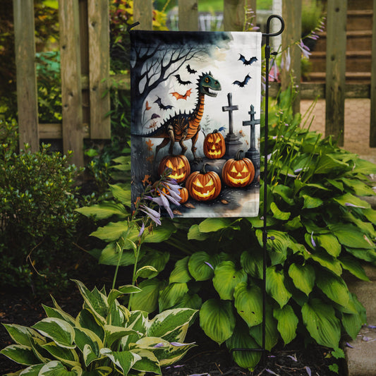 Dinosaurs Spooky Halloween Garden Flag – Outdoor Decorative Yard Flag