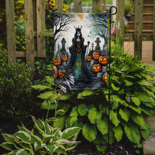 Evil Queen Spooky Halloween Garden Flag – Outdoor Decorative Yard Flag