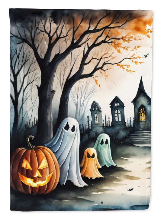 Ghosts Spooky Halloween Garden Flag – Outdoor Decorative Yard Flag
