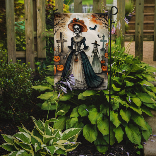 La Catrina Skeleton Spooky Halloween Garden Flag – Outdoor Decorative Yard Flag