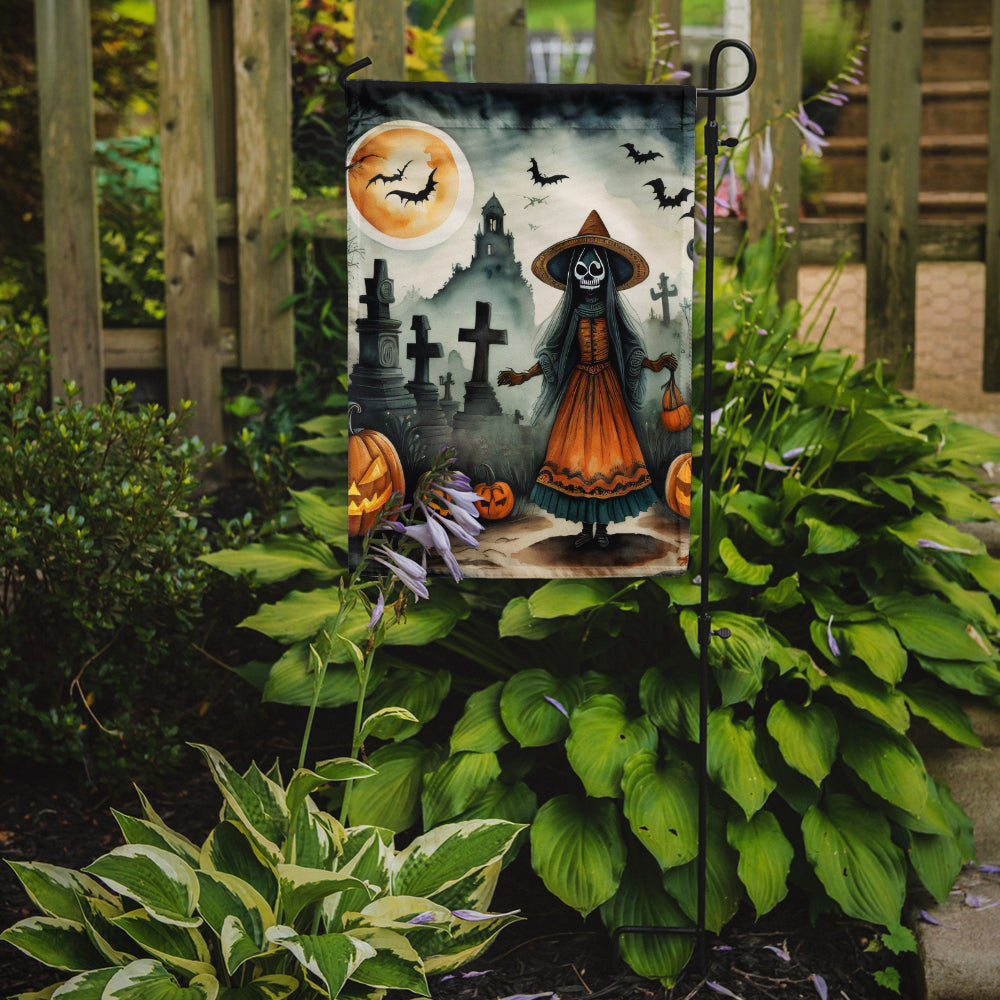 La Llorona Skeleton Spooky Halloween Garden Flag – Outdoor Decorative Yard Flag