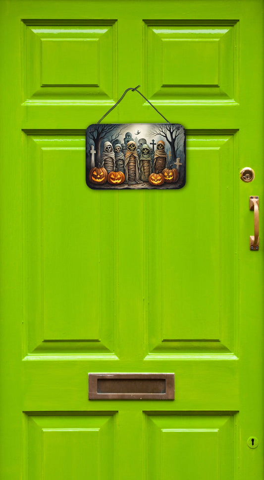 Mummies Spooky Halloween Wall or Door Hanging Prints