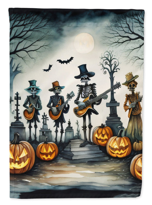 Mariachi Skeleton Band Spooky Halloween Garden Flag – Outdoor Decorative Yard Flag