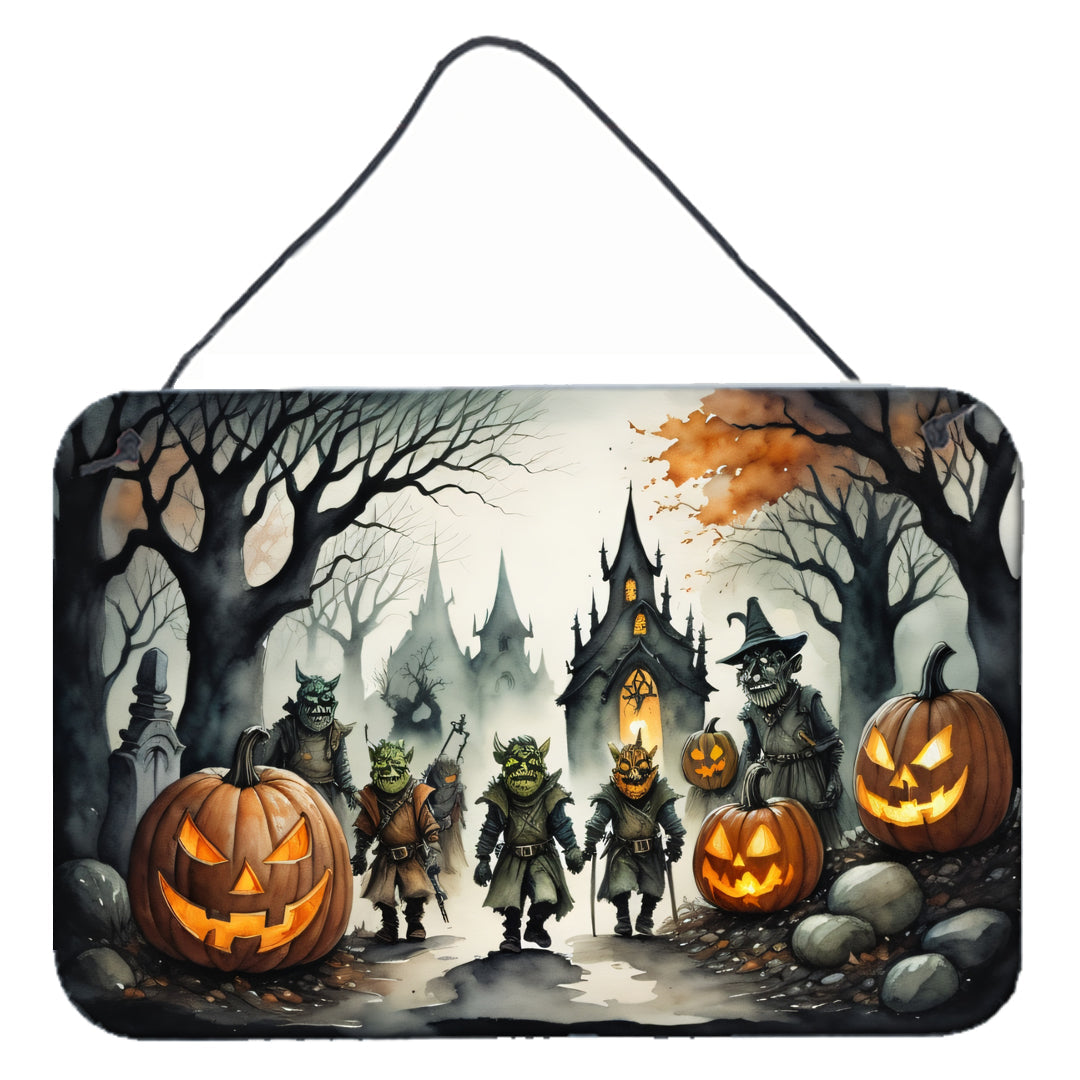 Orcs Spooky Halloween Wall or Door Hanging Prints
