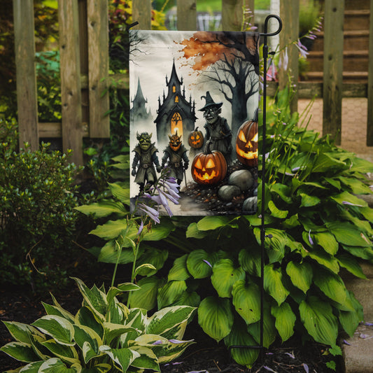 Orcs Spooky Halloween Garden Flag – Outdoor Decorative Yard Flag
