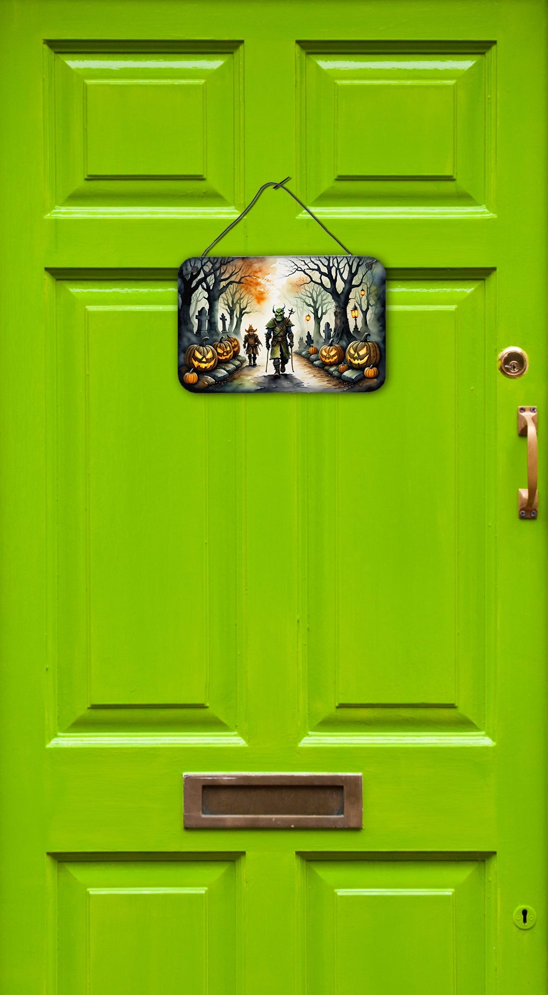 Orcs Spooky Halloween Wall or Door Hanging Prints