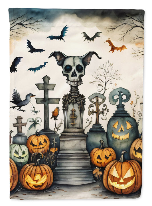 Pet Cemetery Spooky Halloween Garden Flag – Outdoor Decorative Yard Flag