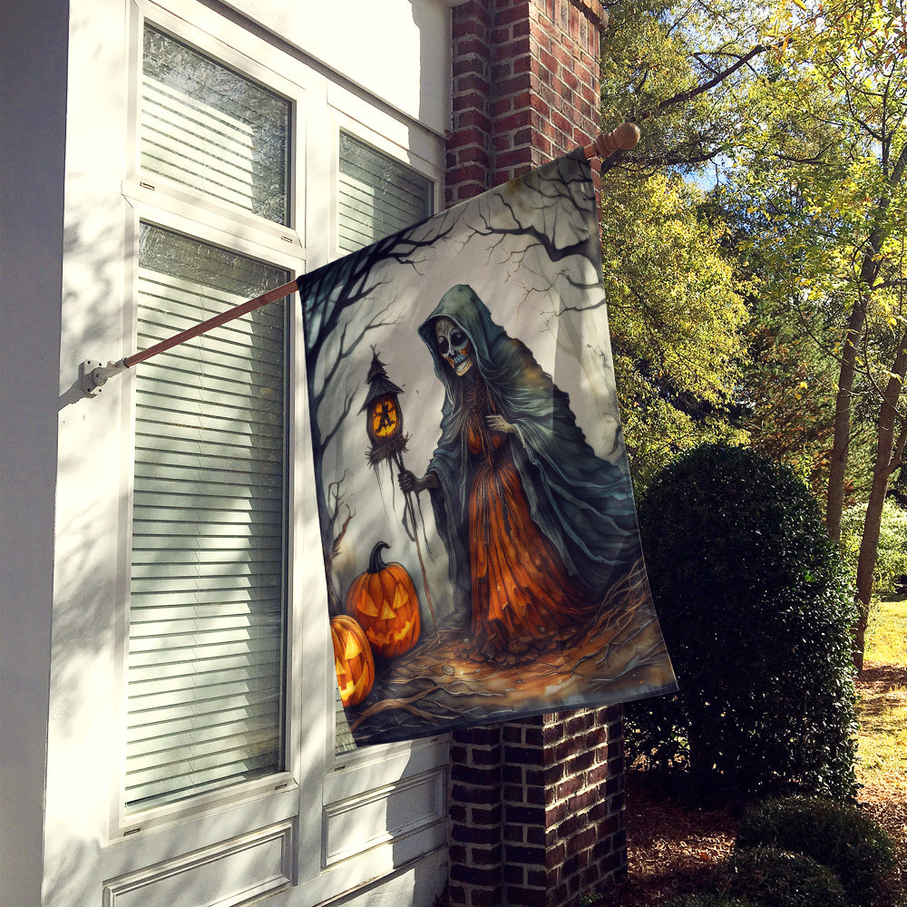 The Weeping Woman Spooky Halloween House Flag