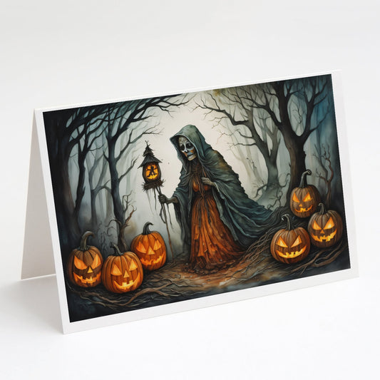 The Weeping Woman Spooky Halloween Greeting Cards and Envelopes Pack of 8