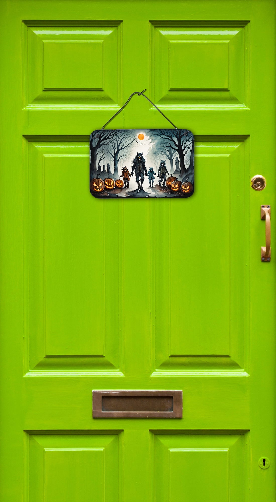 Werewolves Spooky Halloween Wall or Door Hanging Prints