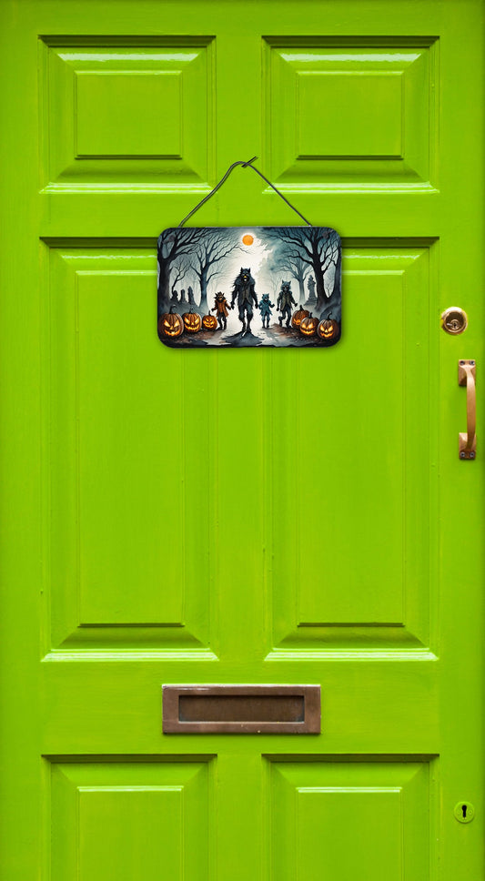 Werewolves Spooky Halloween Wall or Door Hanging Prints