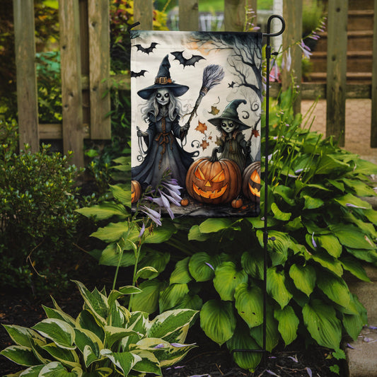 Witches Spooky Halloween Garden Flag – Outdoor Decorative Yard Flag