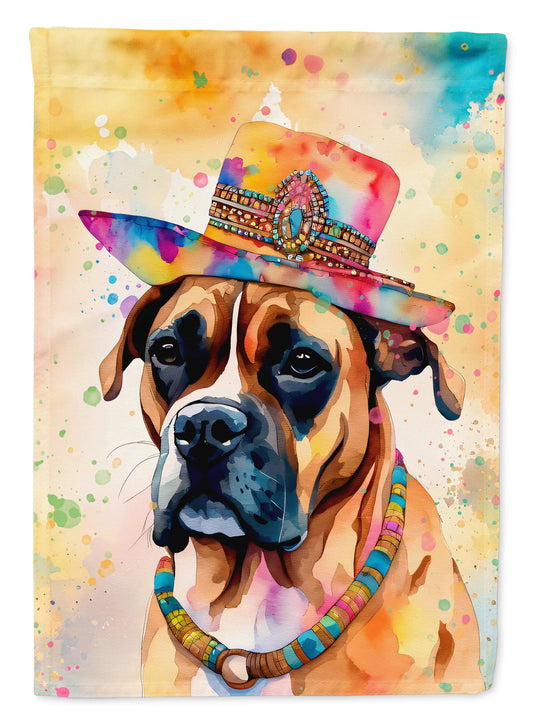 Boxer Hippie Dawg House Flag