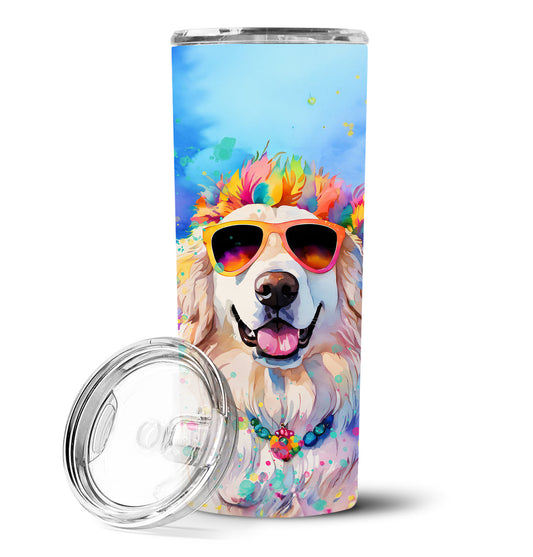 Great Pyrenees Hippie Dawg Stainless Steel Skinny Tumbler