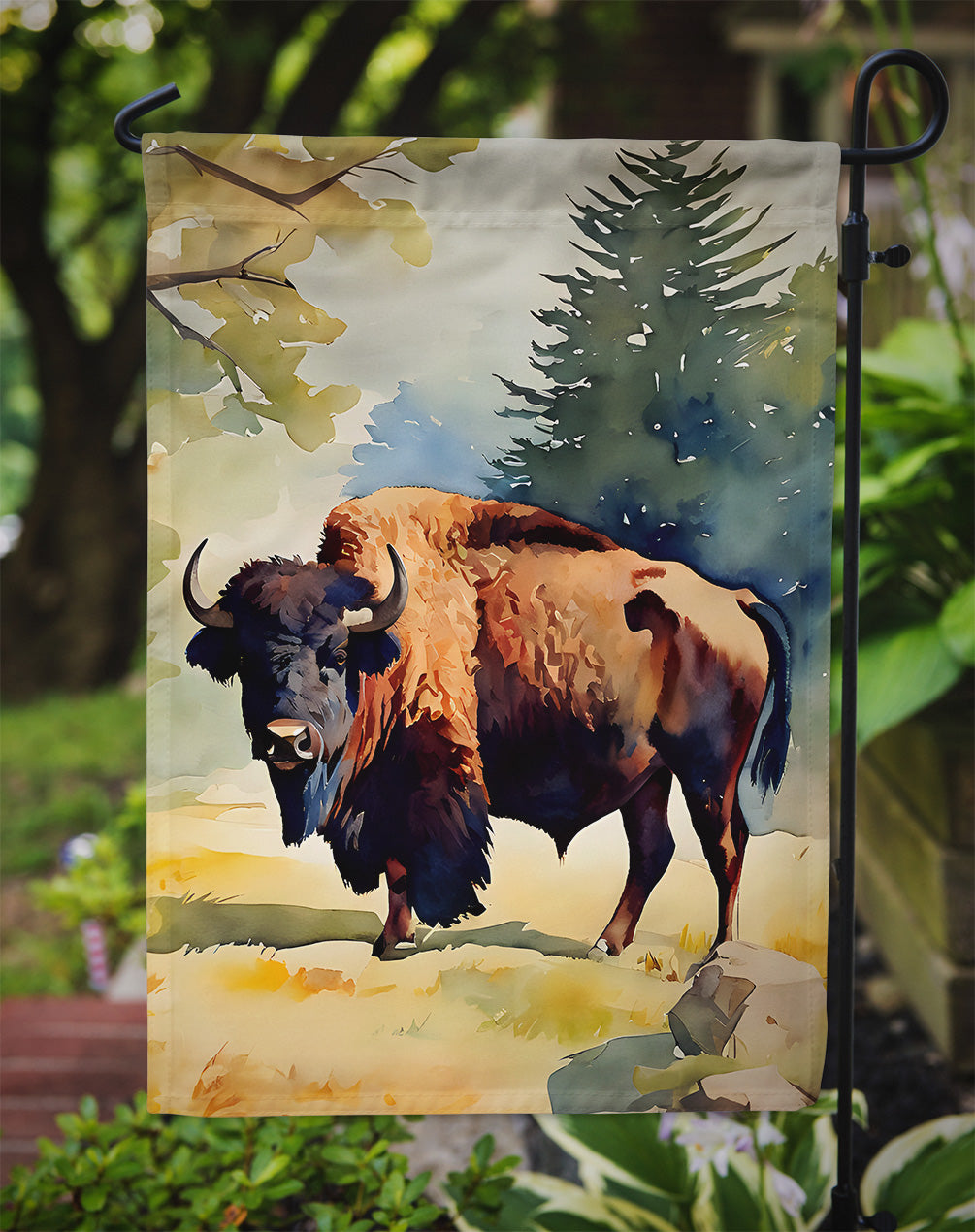 American Bison Garden Flag – Outdoor Decorative Yard Flag