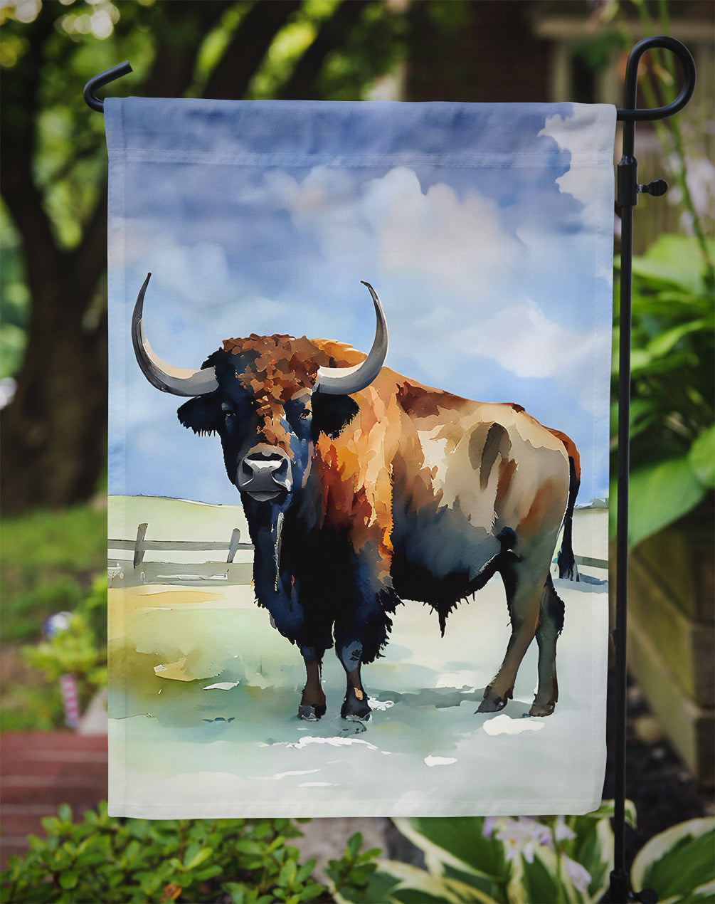 American Bison Garden Flag – Outdoor Decorative Yard Flag