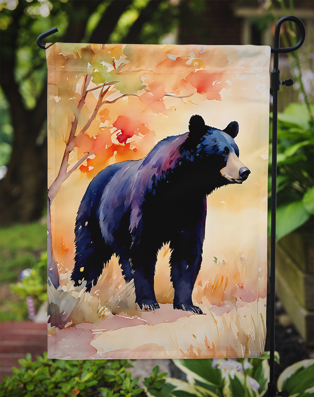 American Black Bear Garden Flag – Outdoor Decorative Yard Flag