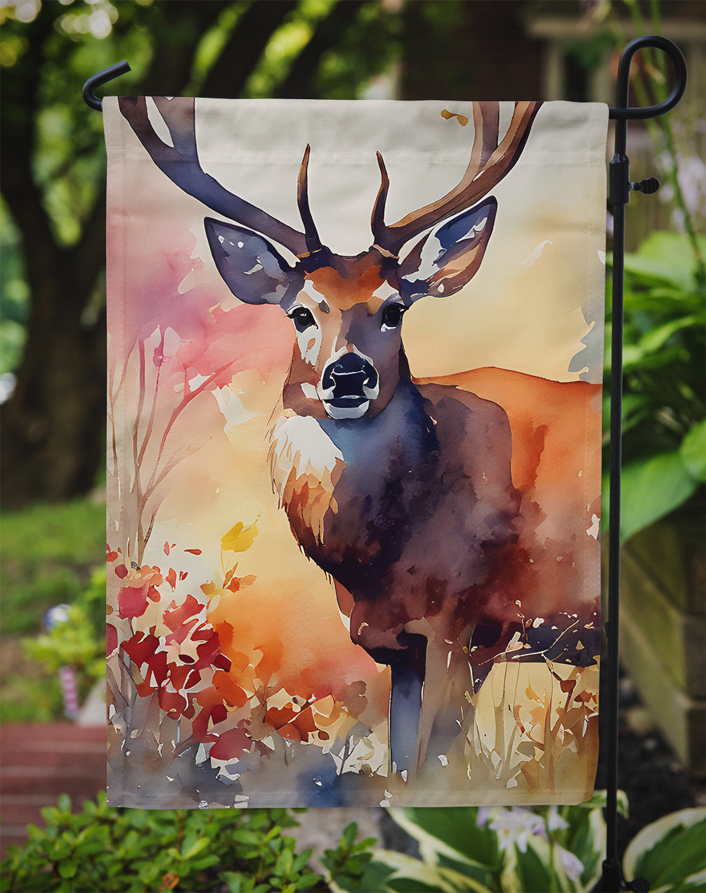 Deer Garden Flag – Outdoor Decorative Yard Flag