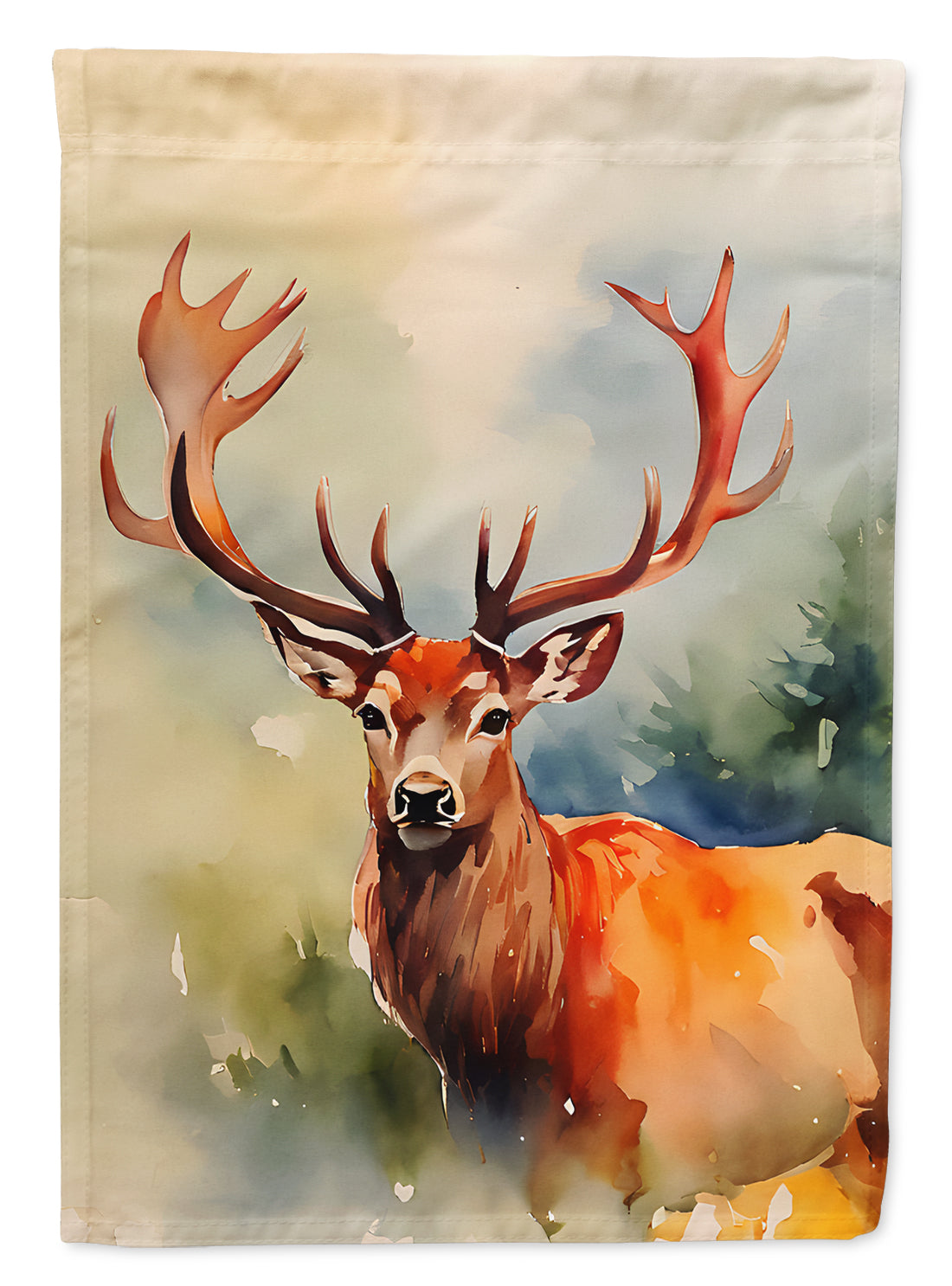 Deer Stag House Flag