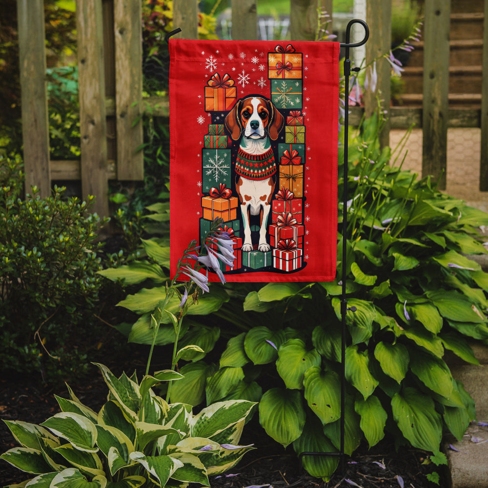 Beagle Holiday Christmas Garden Flag – Outdoor Decorative Yard Flag