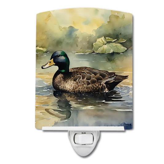 American Black Duck Ceramic Night Light
