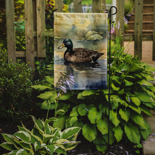 American Black Duck Garden Flag – Outdoor Decorative Yard Flag