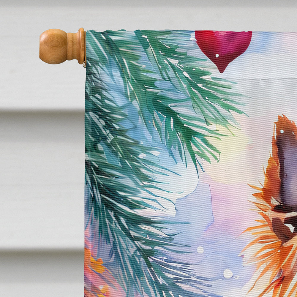 Australian Terrier Christmas House Flag