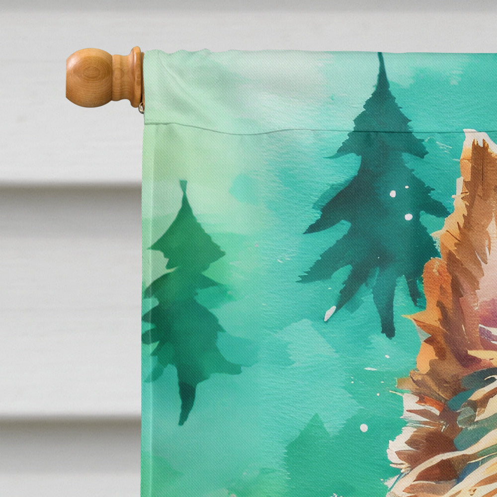 Australian Terrier Christmas House Flag