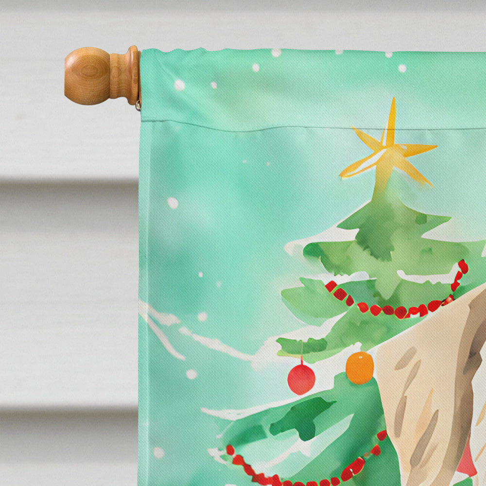 Wheaten Terrier Christmas House Flag