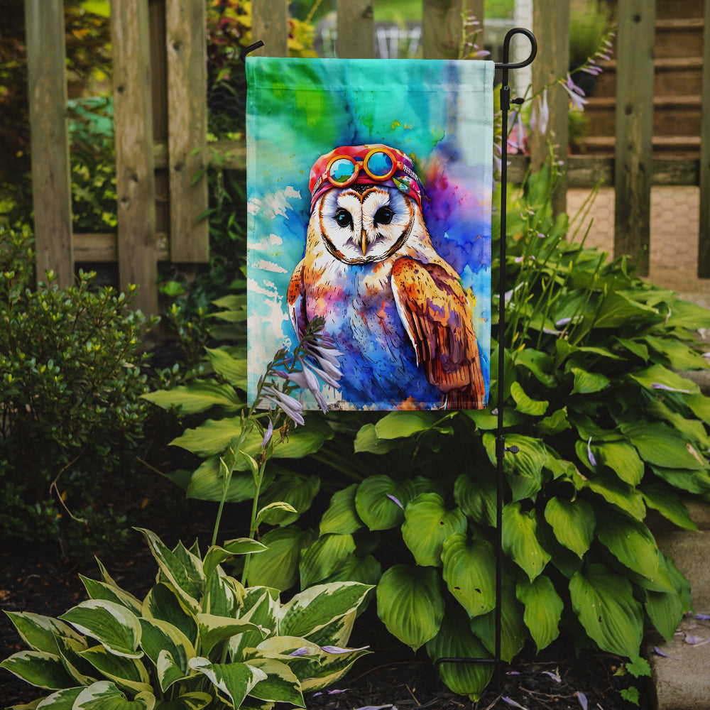 Barn Owl Garden Flag - Hippie Aniimals - Animal-Themed Yard Decor