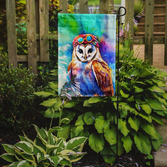 Barn Owl Garden Flag - Hippie Aniimals - Animal-Themed Yard Decor