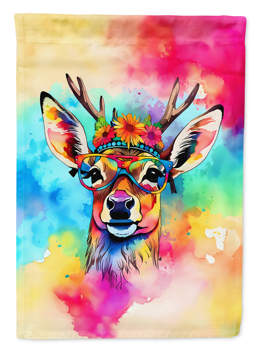 Deer Garden Flag - Hippie Aniimals - Animal-Themed Yard Decor