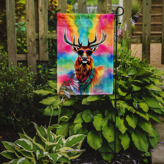 Deer Garden Flag - Hippie Aniimals - Animal-Themed Yard Decor
