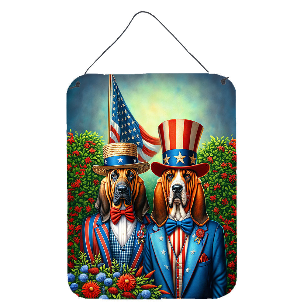 All American Bloodhound Wall or Door Hanging Prints