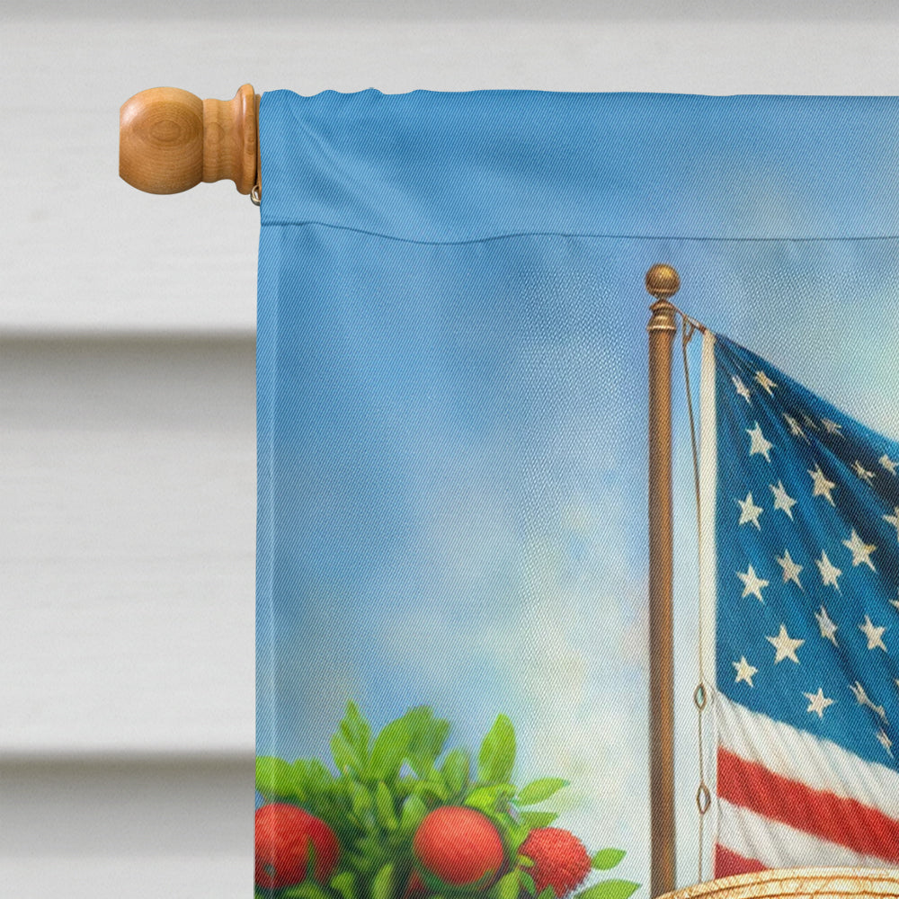 All American Border Terrier House Flag