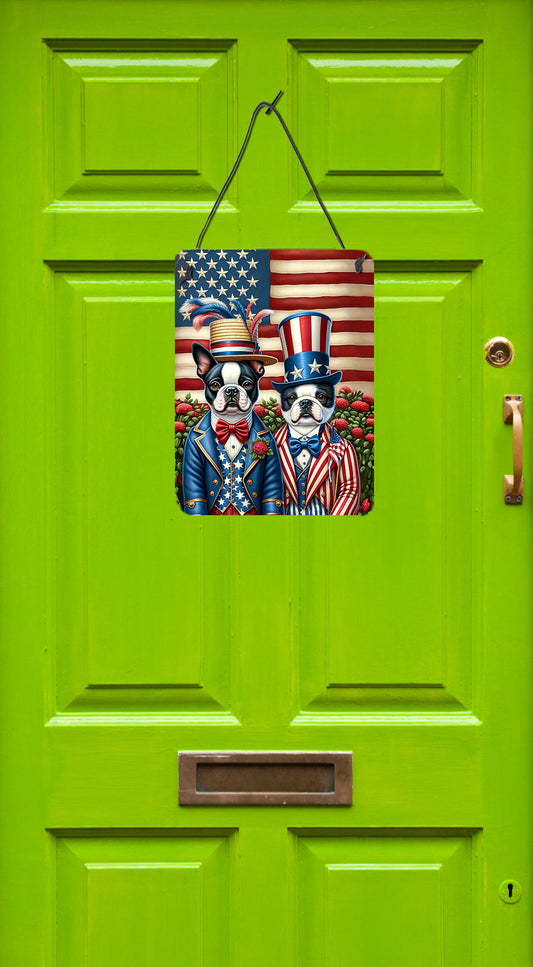 All American Boston Terrier Wall or Door Hanging Prints