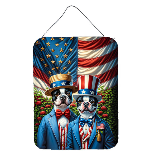 All American Boston Terrier Wall or Door Hanging Prints