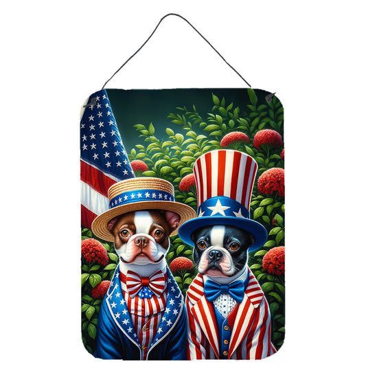 All American Boston Terrier Wall or Door Hanging Prints