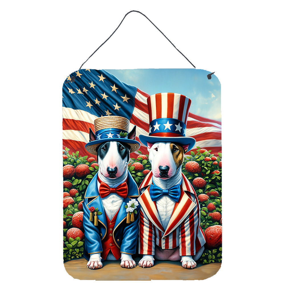 All American Bull Terrier Wall or Door Hanging Prints