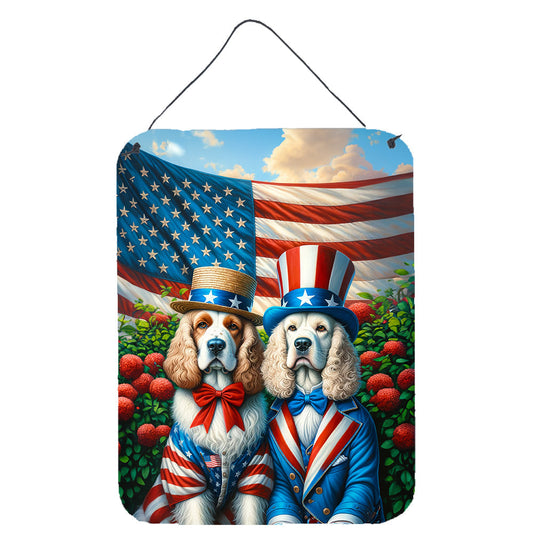 All American Clumber Spaniel Wall or Door Hanging Prints