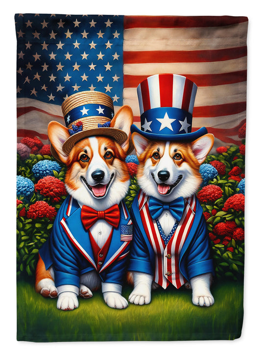 All American Corgi Garden Flag –  Garden Flag by Caroline's Treasures