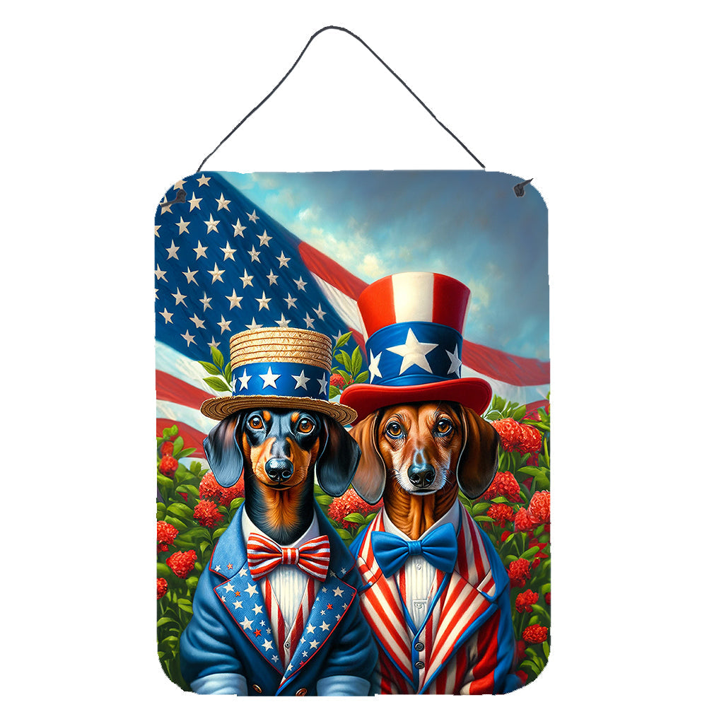 All American Dachshund Wall or Door Hanging Prints