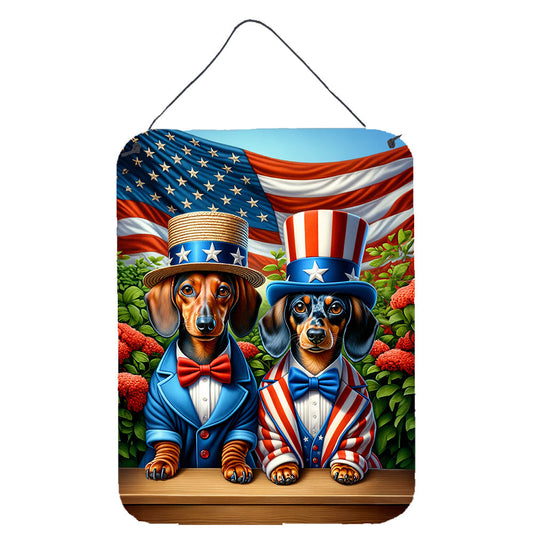 All American Dachshund Wall or Door Hanging Prints