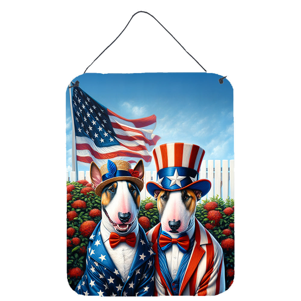 All American English Bull Terrier Wall or Door Hanging Prints